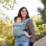 Ergobaby Porta-Bebé Adapt Malha SoftFlex Azul Pizarra EBCASFMSLTBLU