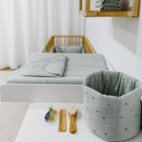 Gloop Cesta de Tecido Bebé Organic Green GOCB036