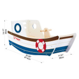 Hape Rocker Baloiço Barco de Alto Mar +12M E0102