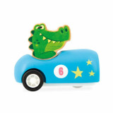 Janod Carrinho de Corrida Nº 6 Azul Claro +2 Anos J03356