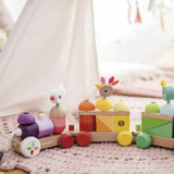 Janod Comboio Multicolorido de Cordel +12M J08202