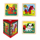 Janod Conjunto de 3 Puzzles Titus Felix e Tornado +18M J07076