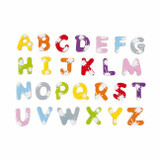Janod Conjunto de 52 Letras Splash em Madeira +3 Anos J09612