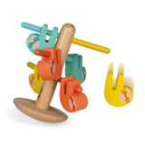 Janod Jogo de Equilíbrio e Cores Preguiças +2 Anos J08607