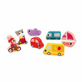 Janod Puzzle Chunky Veículos +18M J07124