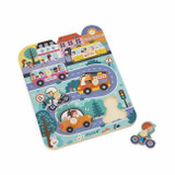 Janod Puzzle em Madeira Cidade +18M J07106