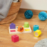 Janod Puzzle em Madeira com 6 Figuras Sensoriais +12M J05332