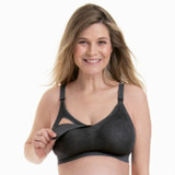 Anita Maternity Soutien de Amamentação Acolchoado Essential Lace Anthracite M 5057