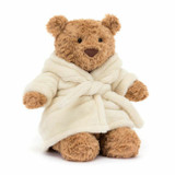 Jellycat Peluche Urso Bartholomew Robe 26cm +0M BARM2BR