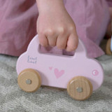 Label Label Carrinho em Madeira Pink +18M LLWT-25002