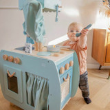 Label Label Cozinha Bistro em Madeira Green +3 Anos LLWT-34758