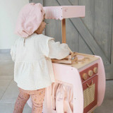Label Label Cozinha Bistro em Madeira Pink +3 Anos LLWT-34741