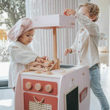 Label Label Cozinha Bistro em Madeira Pink +3 Anos LLWT-34741
