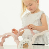 Label Label Puzzle Nuvem em Madeira Pink +12M LLWT-25286