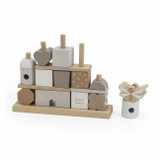 Label Label Torre de Empilhar em Madeira Nougat +18M LLWT-34376