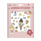 Little Dutch Autocolantes Vidro Rosa e Amigos +3 Anos 125582