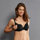 Anita Soutien de Amamentação 5010 Com Aros Almofadado Preto 95 Copa F