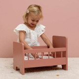 Little Dutch Cama de Bonecas em Madeira Rosa +3 Anos LD7097