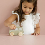 Little Dutch Carrinha de Madeira Verde +12M LD7002