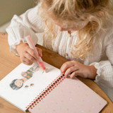 Little Dutch Livro de Colorir com Caneta de Água Rosa e Amigos +3 Anos