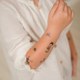 Little Dutch Tatuagens Temporárias Rosa e Amigos +3 Anos 370139010