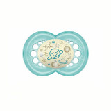 MAM 2 Chupetas Original Night Silicone Astro Menta +6M S169