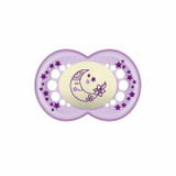 MAM 2 Chupetas Original Night Silicone Astro Roxo +16M S173