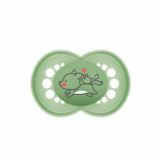 MAM 2 Chupetas Original Pure Silicone Verde +6M S318