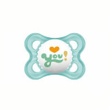 MAM 2 Chupetas Original Silicone Space Love Menta +0M S159