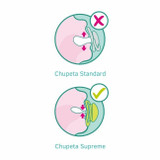 MAM Chupeta Supreme Night Silicone Nuvem Rosa +2M S251