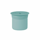 MinikOiOi Copo com Palhinha Sip+Snack Aqua Green/Powder Grey