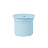 MinikOiOi Copo com Palhinha Sip+Snack Mineral Blue/Powder Grey