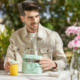 Miniland 2 Recipientes Herméticos 250ml + Bolsa Térmica Frog 89551