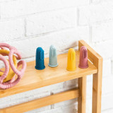 Nattou 2 Escovas de Dentes Silicone com Estojo Amarelo/Rosa 11876681