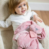 Nattou Coelho com Lenço Brilha no Escuro Lapidou Old Pink +0M 11875684