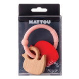 Nattou Mordedor Roca Silicone Morango 11879606