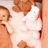 Nattou Peluche Hipopótamo Susie & Bonnie Rosa 30cm +0M 11508025