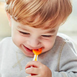 NumNum 2 Pré-Colheres GOOtensils Azul e Laranja NUM100