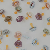 BIBS 2 Chupetas Colour Látex Redonda Capel Cloud/Sage 6-18M