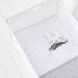 Snüz 2 Lençóis Ajustáveis + Cobertor Berço Grey Spots BD028AG