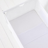 Snüz 2 Lençóis Ajustáveis + Manta Berço Branco BD028AL