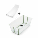 Stokke Banheira Flexi Bath + Suporte Recém-Nascido Transparent Green