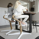 Stokke Cadeira de Papa Nomi Madeira Natural White 626501