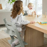 Stokke Cadeira de Papa Tripp Trapp Madeira de Faia Glacier Green