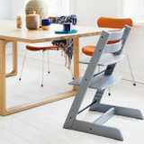 Stokke Cadeira de Papa Tripp Trapp Madeira de Faia Storm Grey 100125