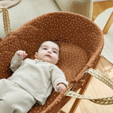 TLGS Alcofa em Folha de Palma Orgânica e Colchão Acolchoado Terracotta Rice FN010P