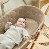 TLGS Alcofa em Folha de Palma Orgânica e Colchão Acolchoado Truffle Rice FN010O