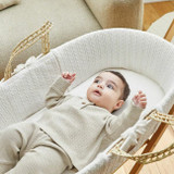 TLGS Alcofa em Folha de Palma Orgânica e Colchão Malha White FN010E