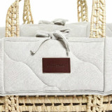 The Little Green Sheep Alcofa Moisés + Suporte Algodão Dove FNB010F