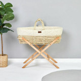 The Little Green Sheep Alcofa Moisés + Suporte Linen Rice FNB010H